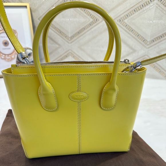 Tod's Handbags - Tod’s Yellow Leather Handbag